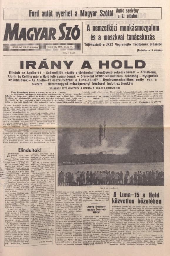 Magyar Szó, 26. évf. 1969. július 17. 194. sz. 1–16. oldal