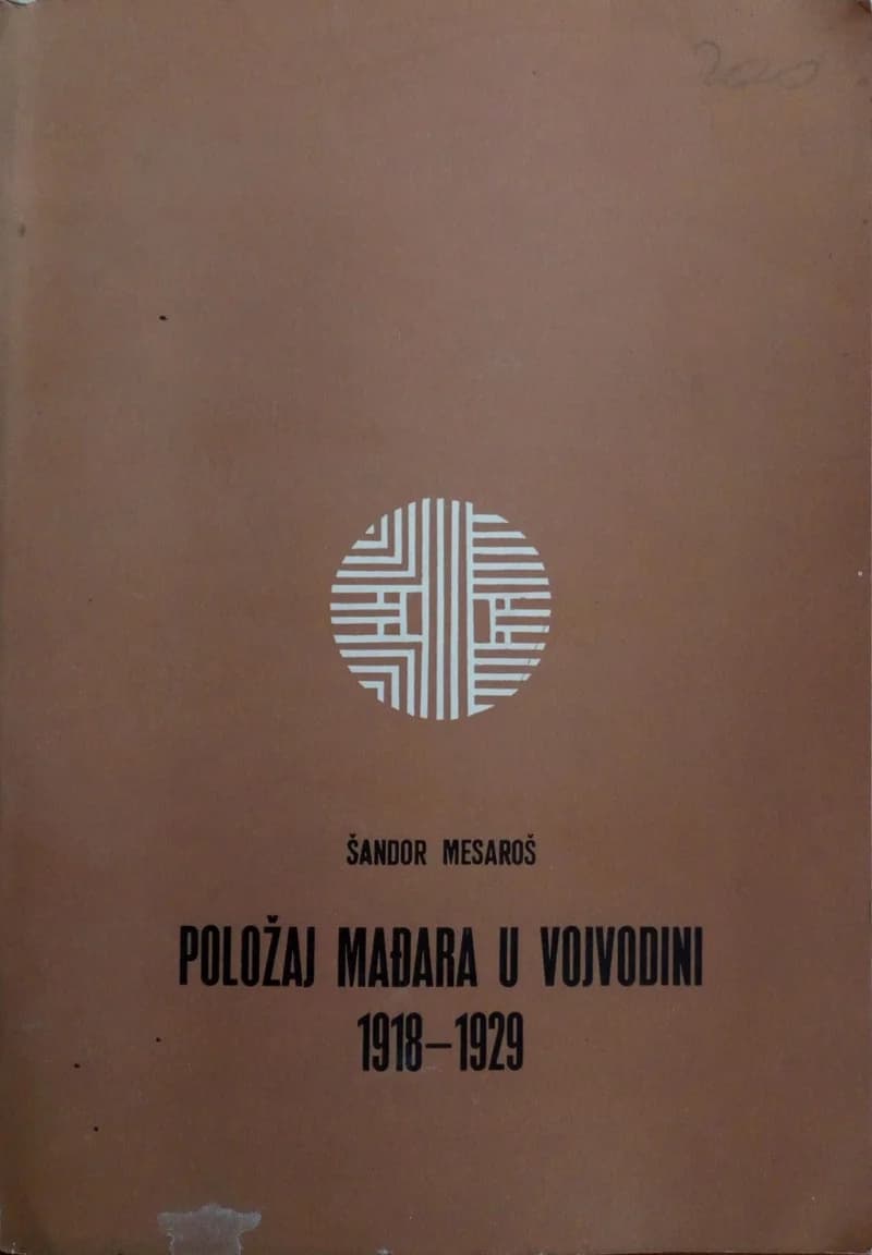  Položaj mađara u Vojvodini 1918–1929