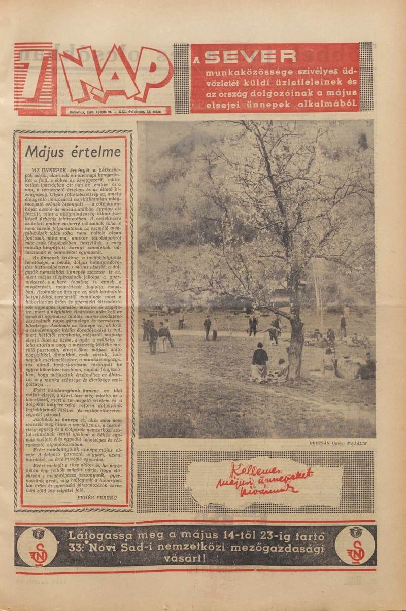 7 Nap, 21. évf. 1966. április 29. 18. sz. 1–28. oldal