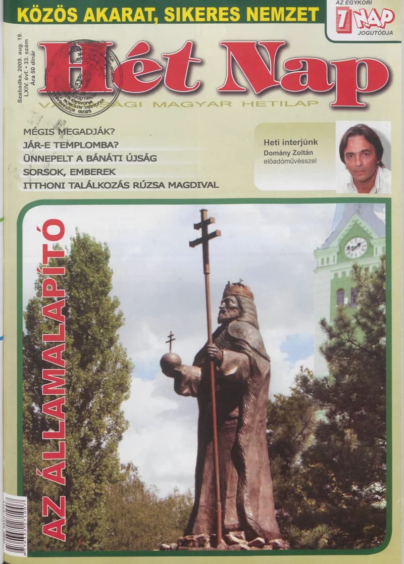 7 Nap, 64. évf. 2009. augusztus 19. 33. sz.