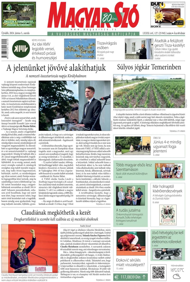 Magyar Szó, 81. évf. 2024. június 5. 127. sz. 1–16. oldal