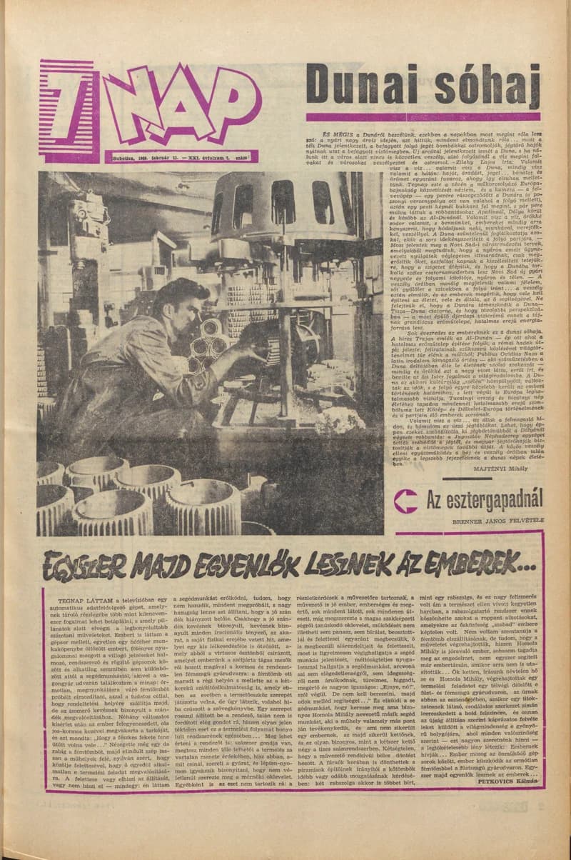 7 Nap, 21. évf. 1966. február 11. 7. sz. 1–20. oldal