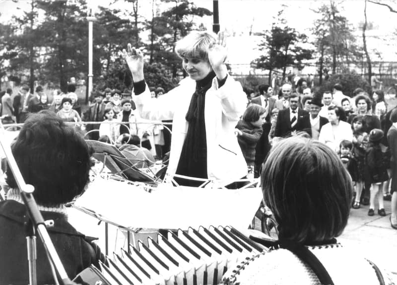 Majális a zentai népkertben