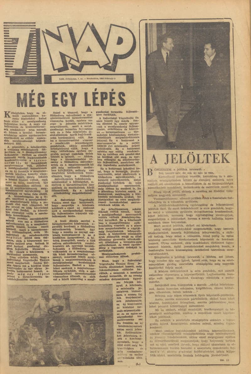 7 Nap, 13. évf. 1958. február 9. 7. sz.