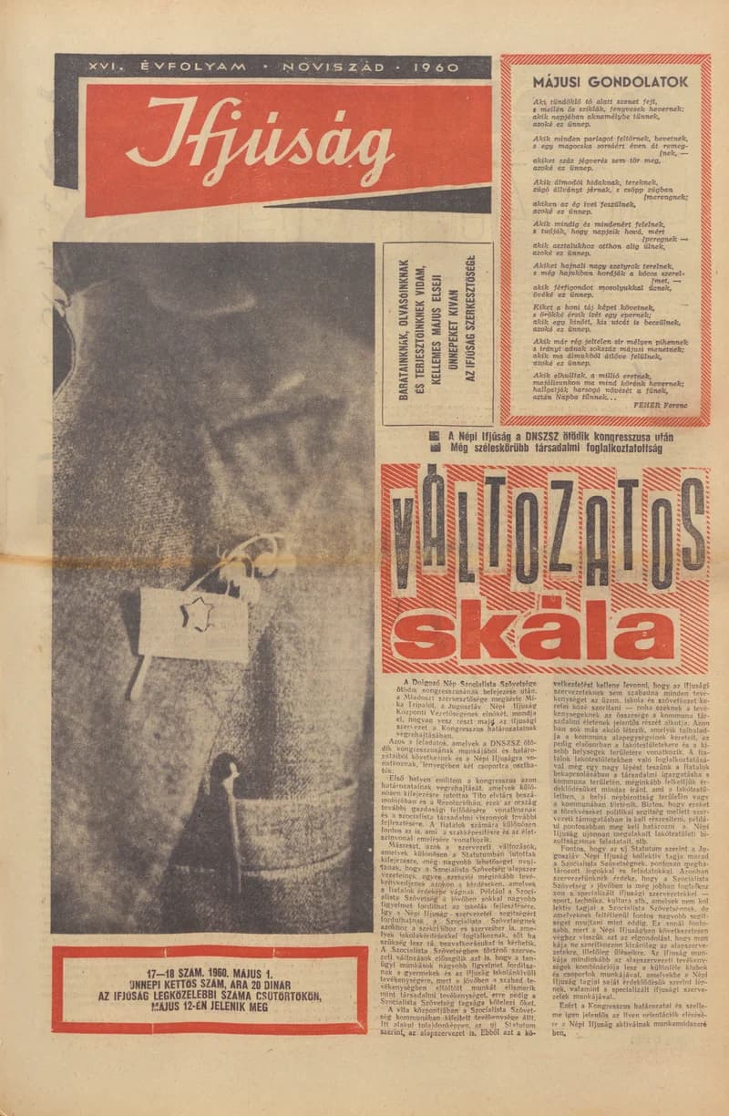 Ifjúság, 16. évf. 1960. május 1. 18–19. sz.