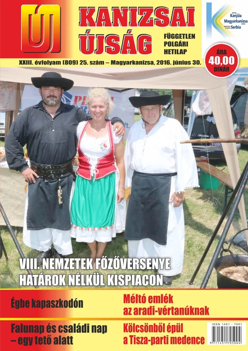 Új Kanizsai Újság, 23. évf. 2016. június 30. 25. sz.