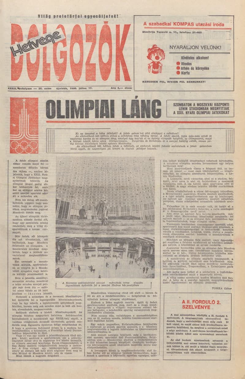 Dolgozók, 34. évf. 1980. július 17. 28. sz.