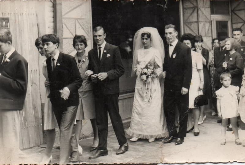 István Gizella és Galgóczi Pál lakodalma