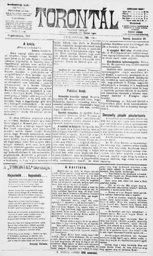 Torontál, 26. évf. 1897. december 29. 297. sz.
