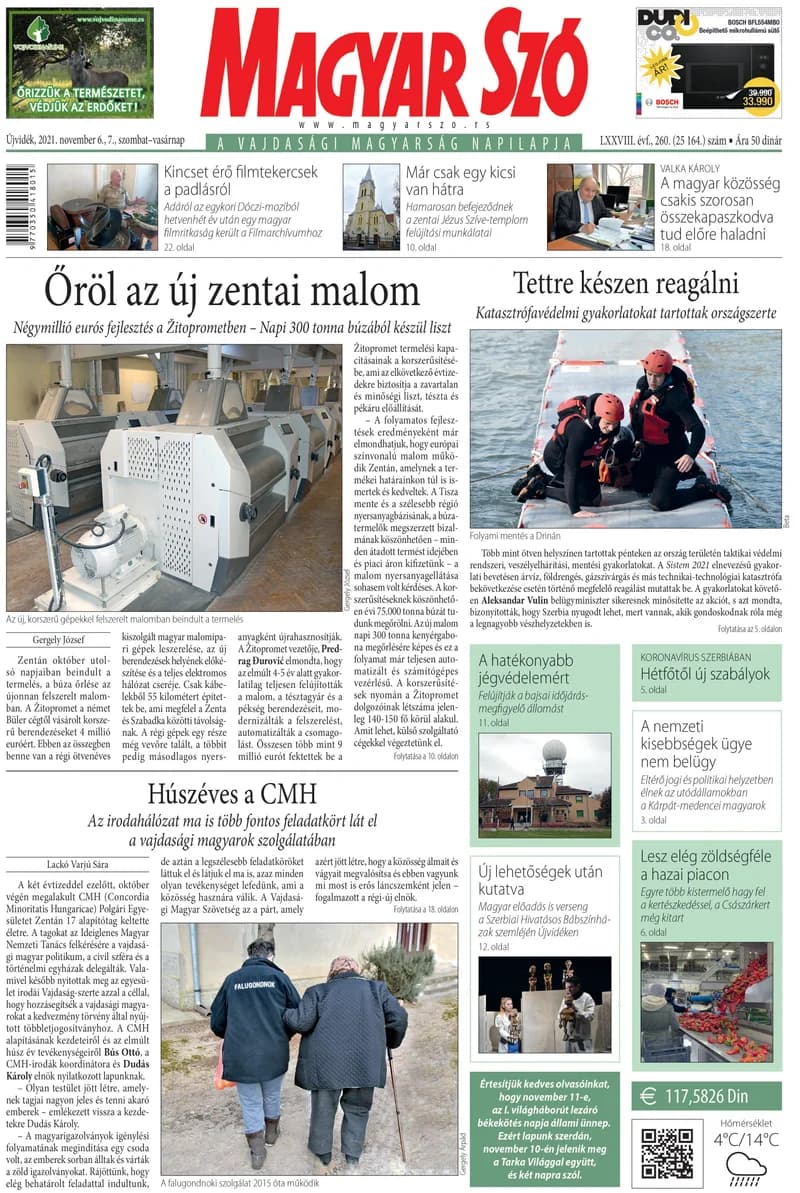 Magyar Szó, 78. évf. 2021. november 6. – 7. 260. sz. 1–32. oldal