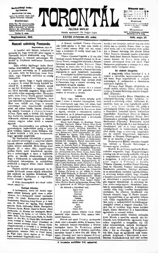 Torontál, 28. évf. 1899. május 29. 121. sz.