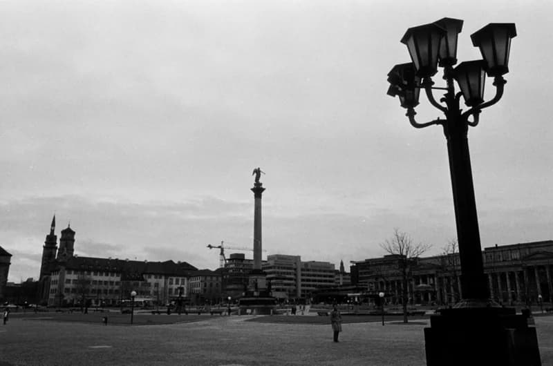 NSZK - Stuttgartban  Göncz Jánosnál