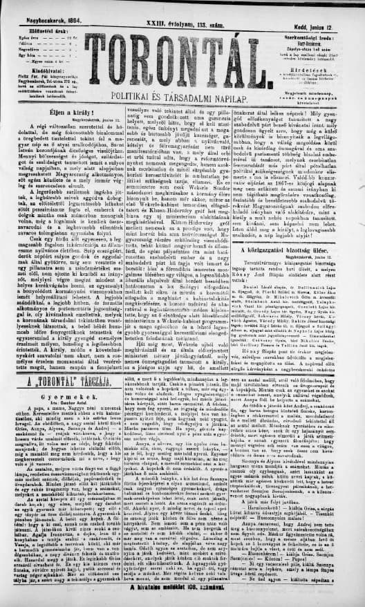 Torontál, 23. évf. 1894. június 12. 133. sz.