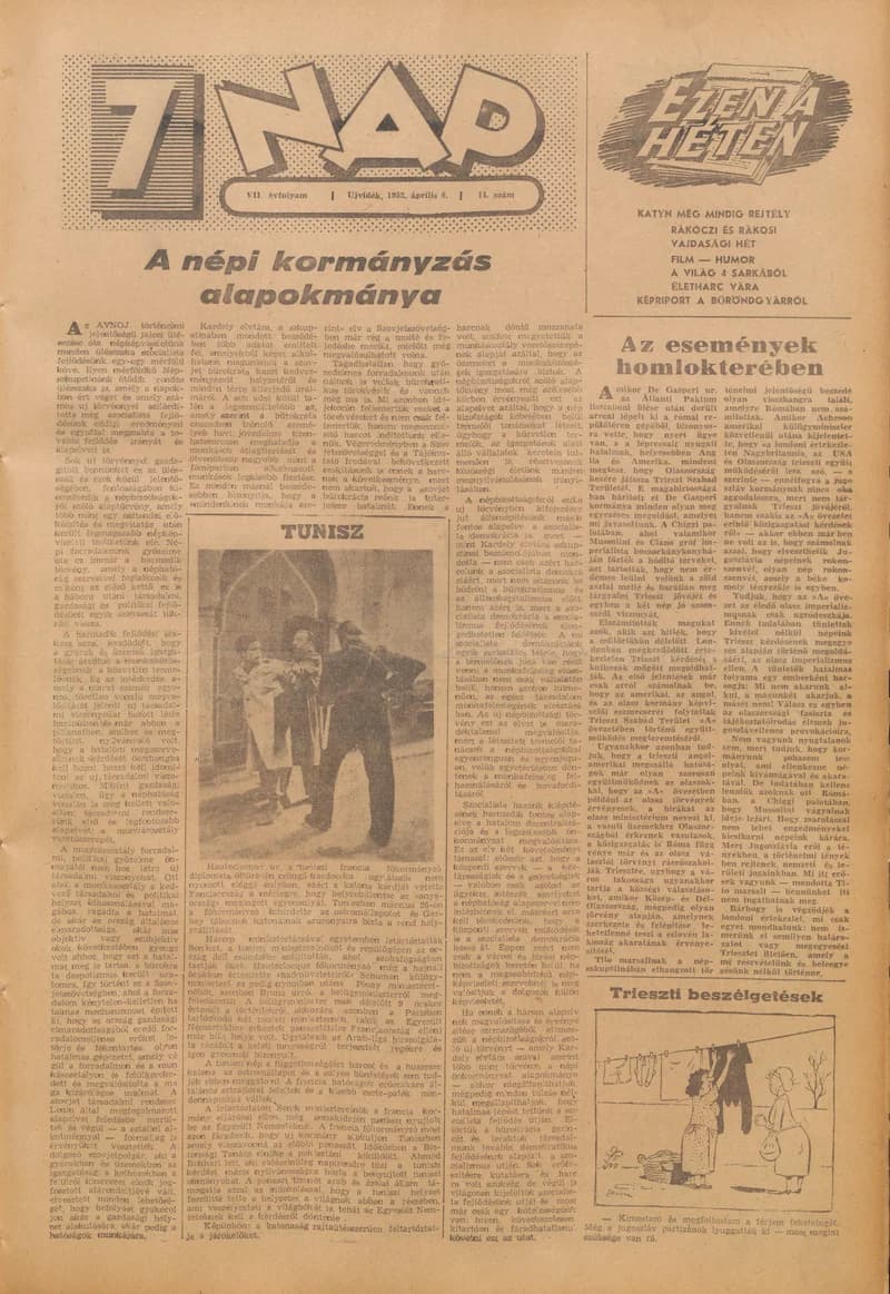 7 Nap, 7. évf. 1952. április 6. 14. sz. 1–12. oldal