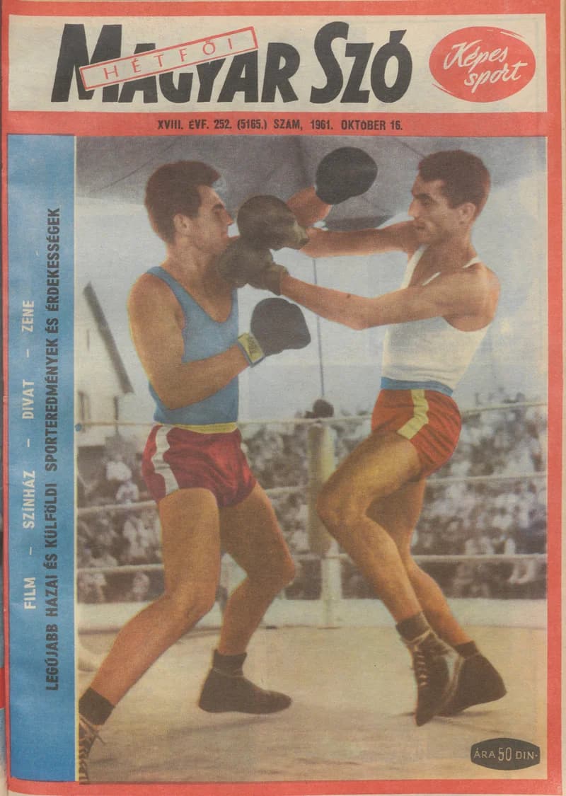 Hétfői Magyar Szó, 18. évf. 1961. október 16. 252. sz.