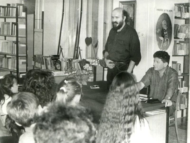 A temerini könyvtárban 