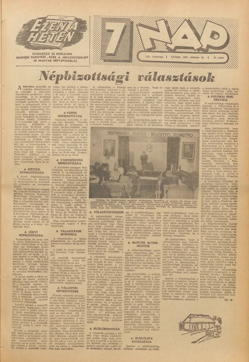 7 Nap, 7. évf. 1952. október 19. 42. sz. 1–12. oldal