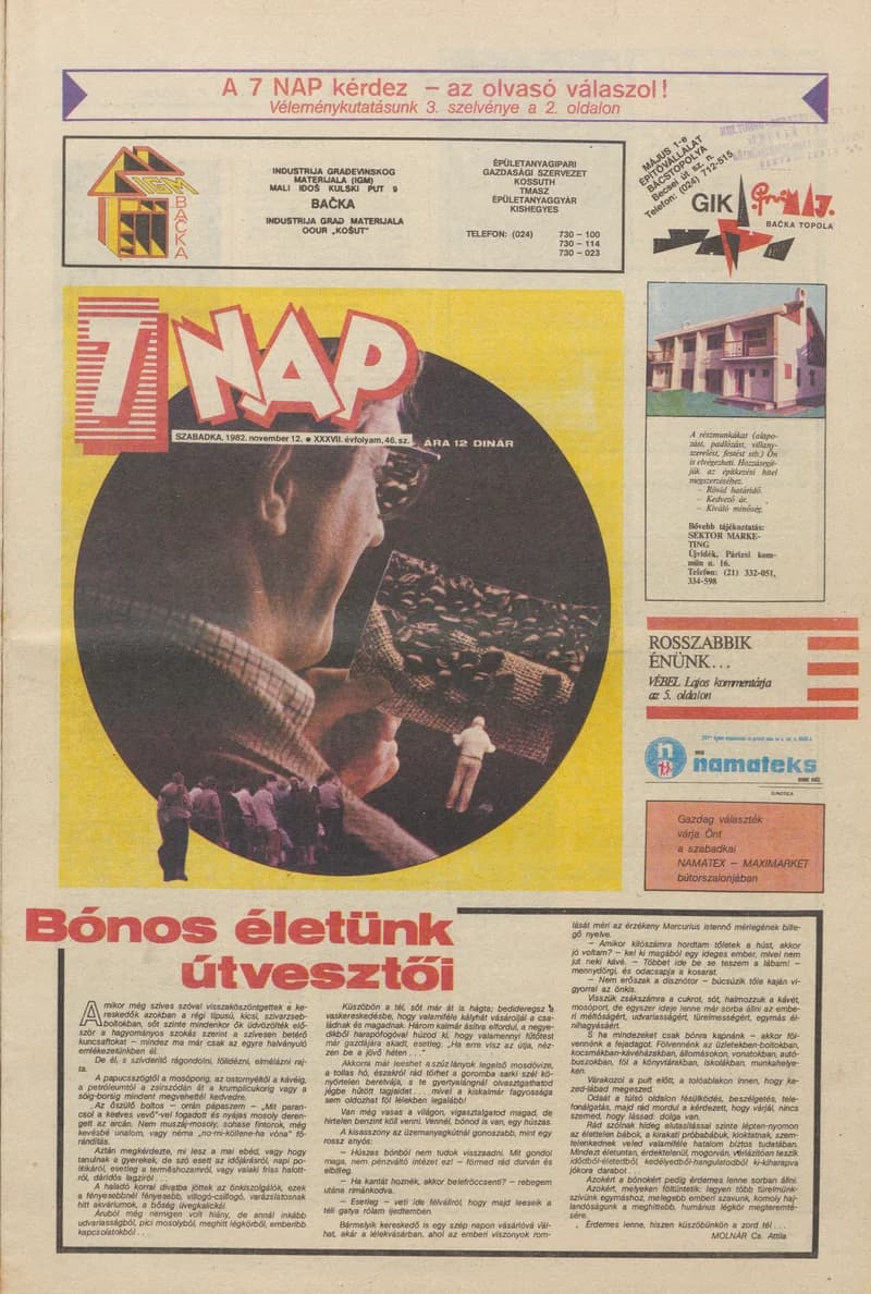 7 Nap, 37. évf. 1982. november 12. 46. sz. 1–16. oldal