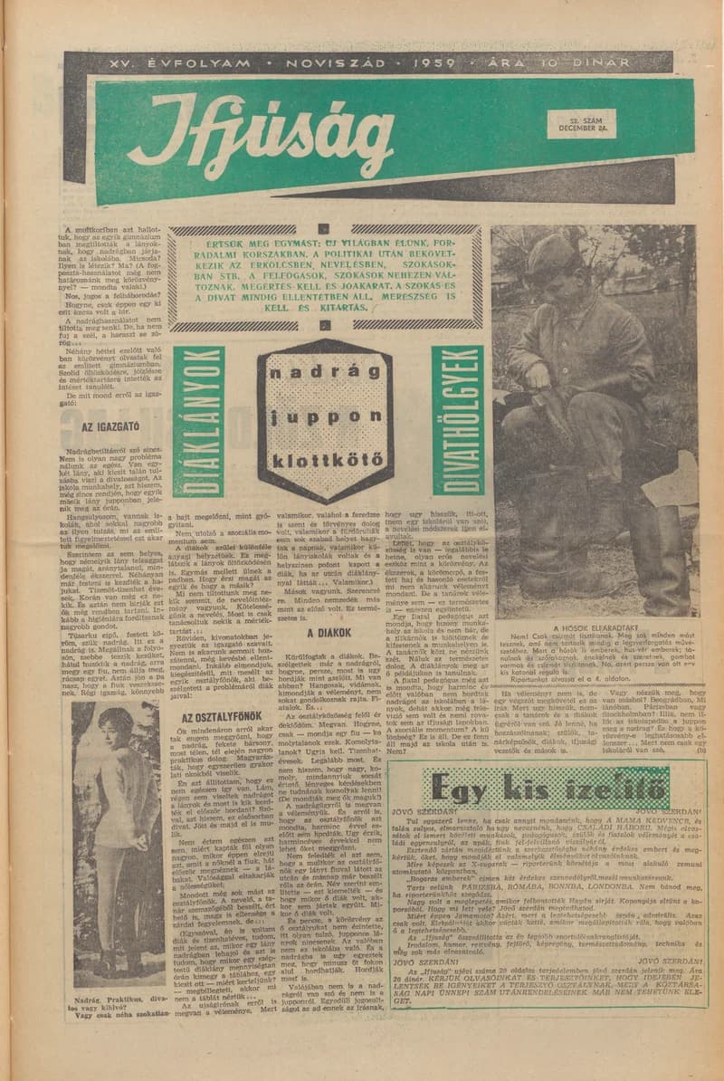 Ifjúság, 15. évf. 1959. december 24. 52. sz.