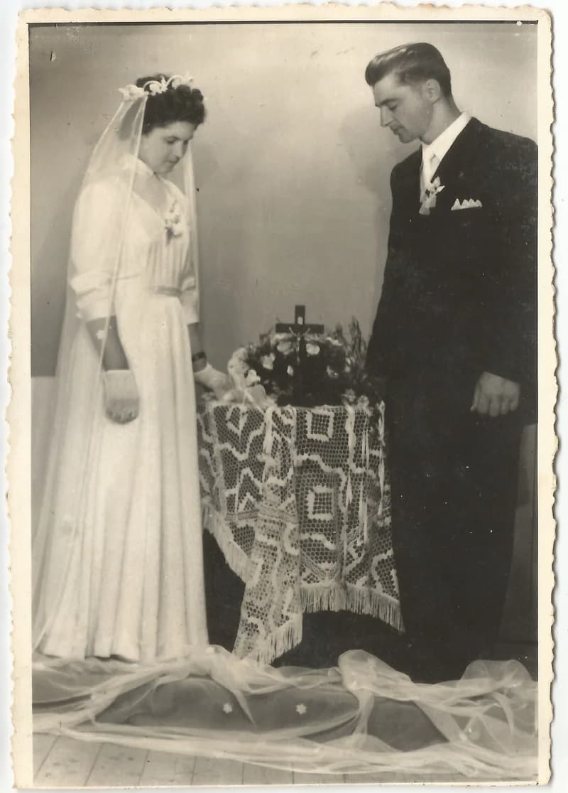 Földi Ilona és Rudolf esküvője