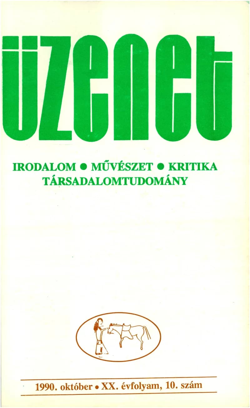Üzenet, 20. évf. 1990. október. 10. sz. 727–820. oldal
