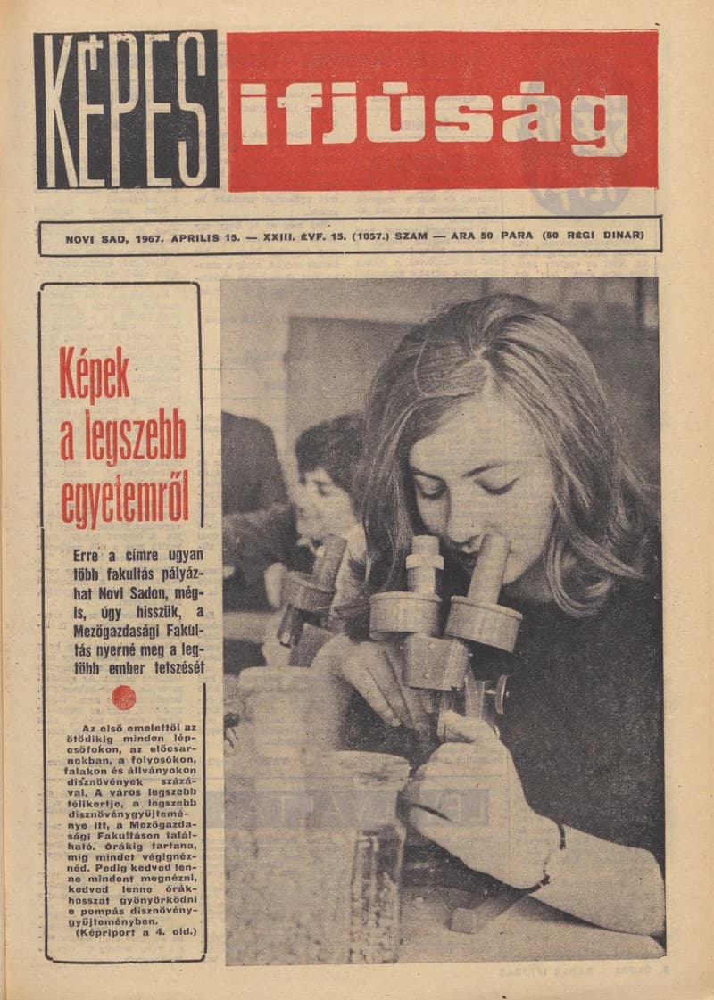 Képes Ifjúság, 23. évf. 1967. április 15. 15. sz. 1–32. oldal
