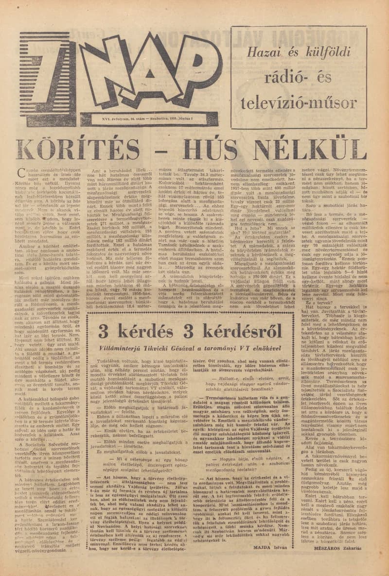 7 Nap, 14. évf. 1959. június 7. 24. sz. 1–20. oldal