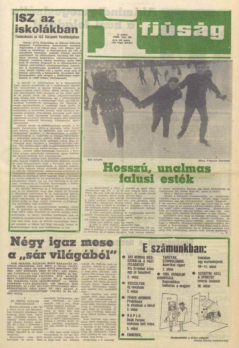 Ifjúság, 22. évf. 1966. január 20. 3. sz.