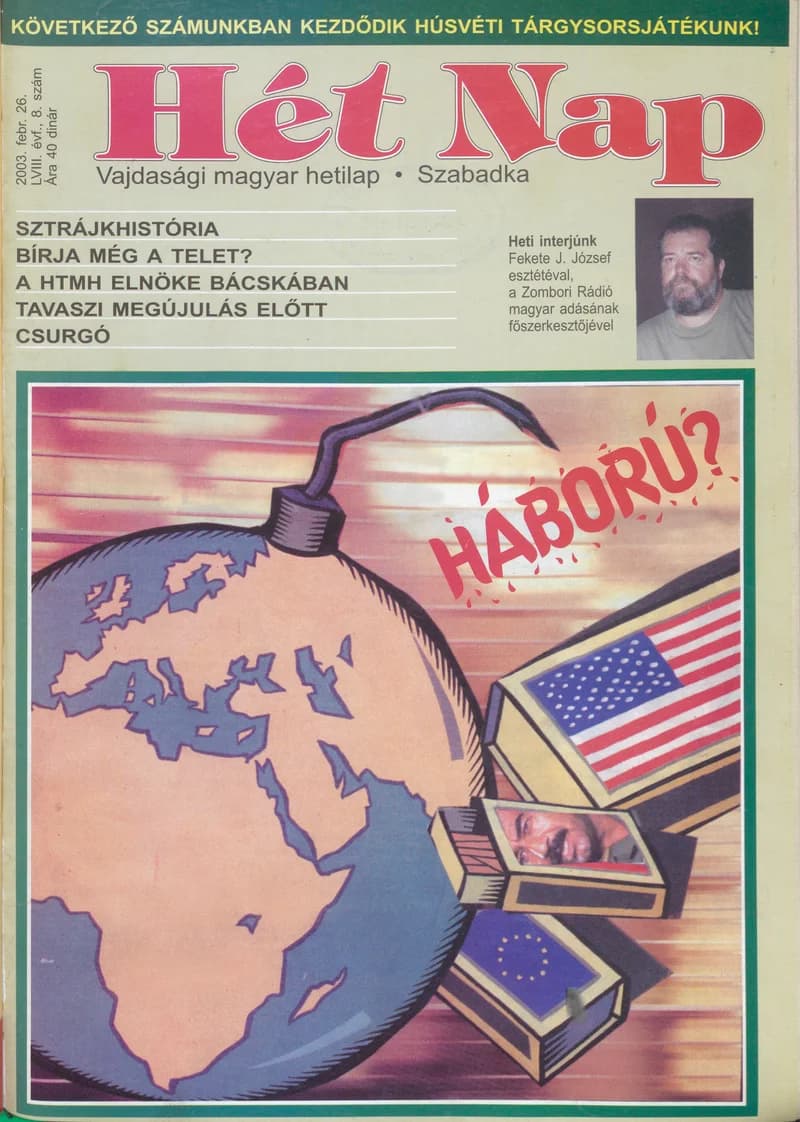 7 Nap, 58. évf. 2003. február 26. 8. sz.