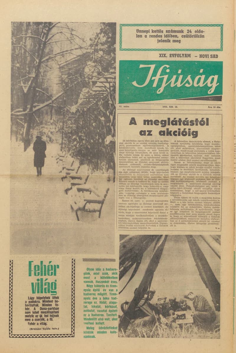 Ifjúság, 19. évf. 1963. december 19. 42. sz.