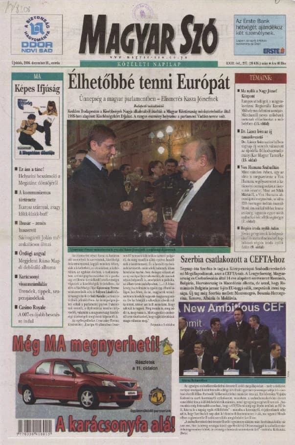 Magyar Szó, 63. évf. 2006. december 20. 297. sz. 1–20. oldal