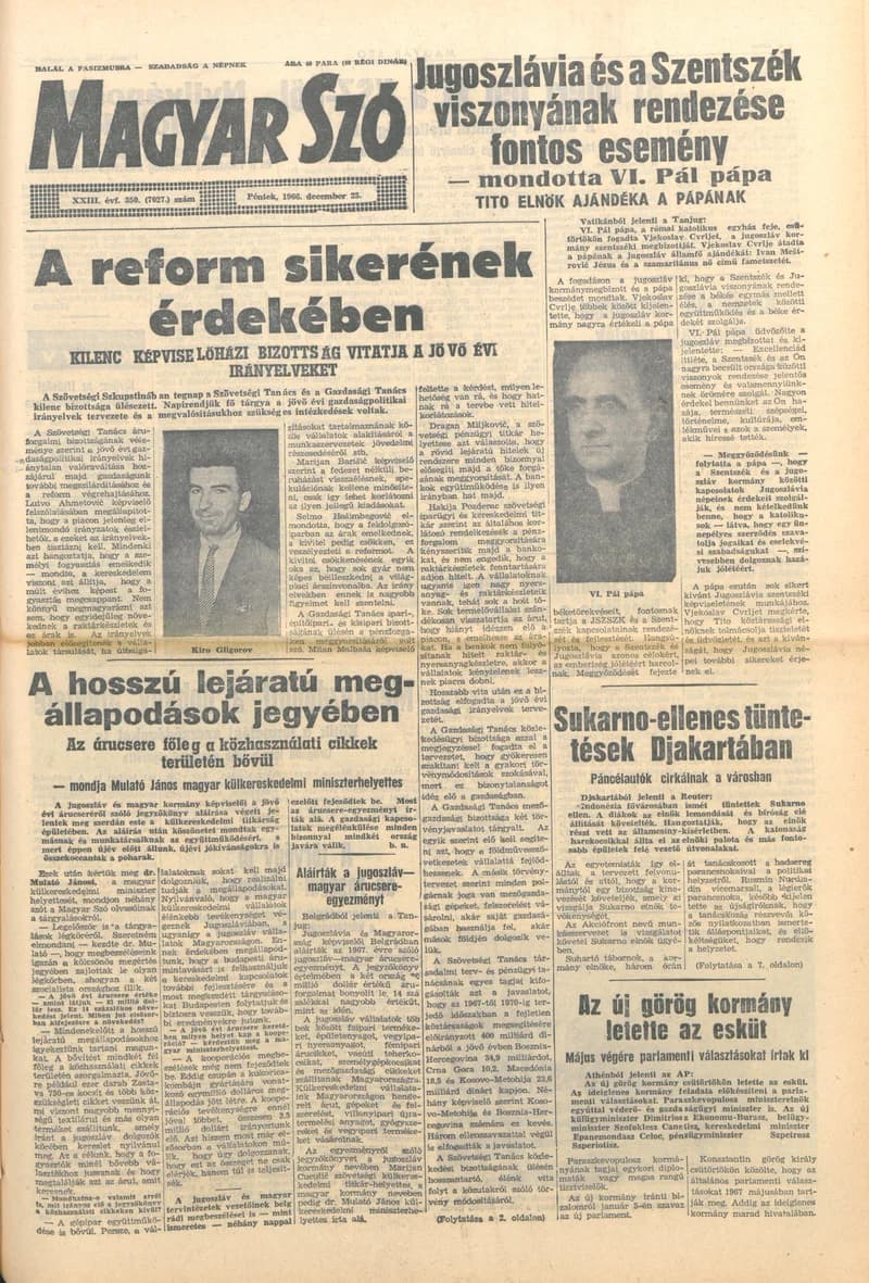 Magyar Szó, 23. évf. 1966. december 23. 350. sz.