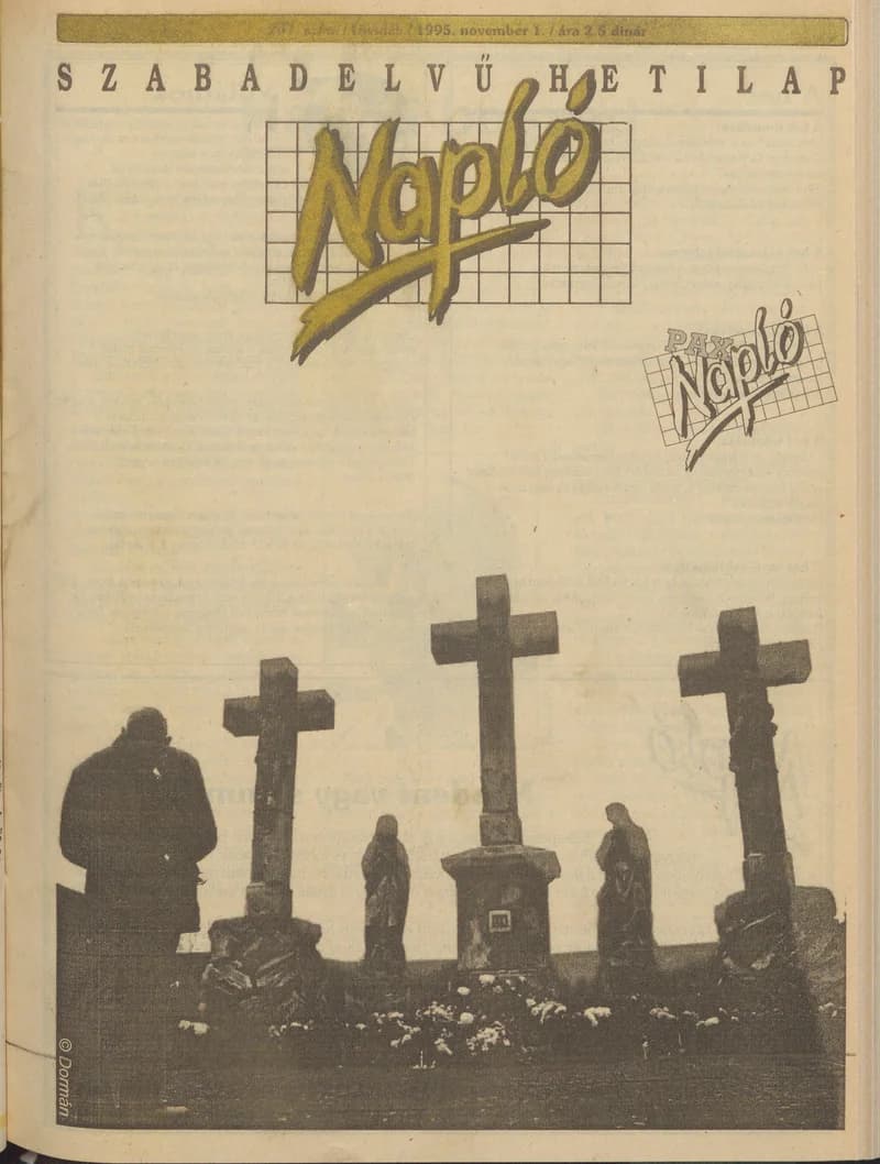 Napló - Szabadelvű hetilap, 6. évf. 1995. november 1. 287. sz.