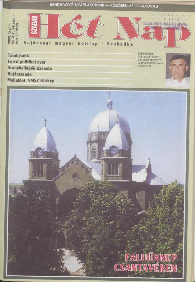 Szabad Hét Nap, 7. évf. 2000. június 14. 24. sz.