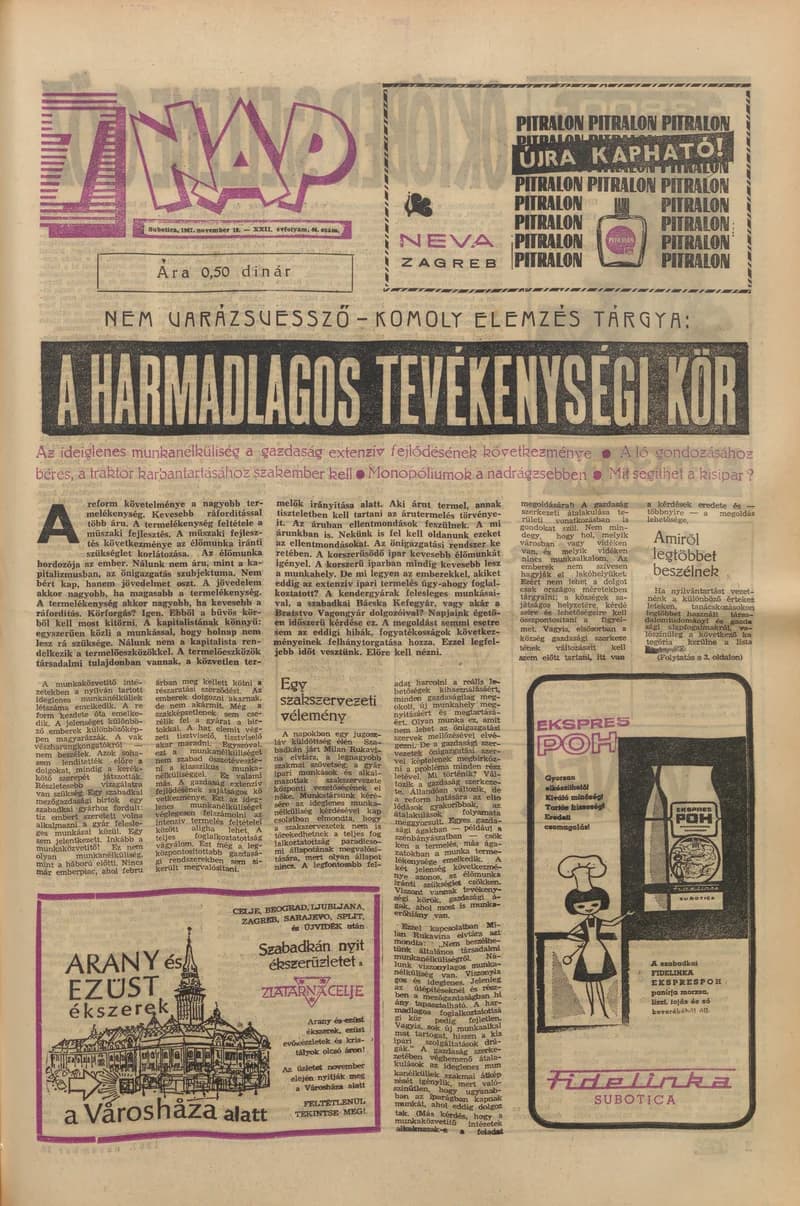 7 Nap, 22. évf. 1967. október 10. 46. sz. 1–20. oldal