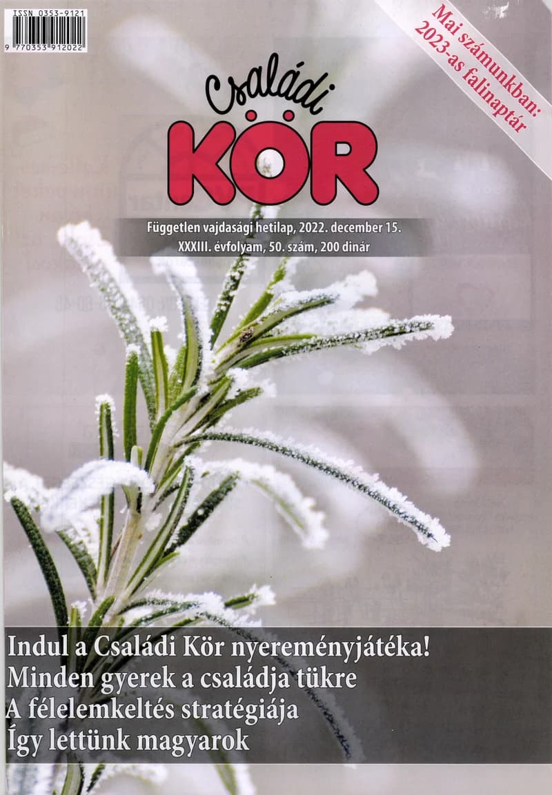 Családi Kör, 33. évf. 2022. december 15. 50. sz.