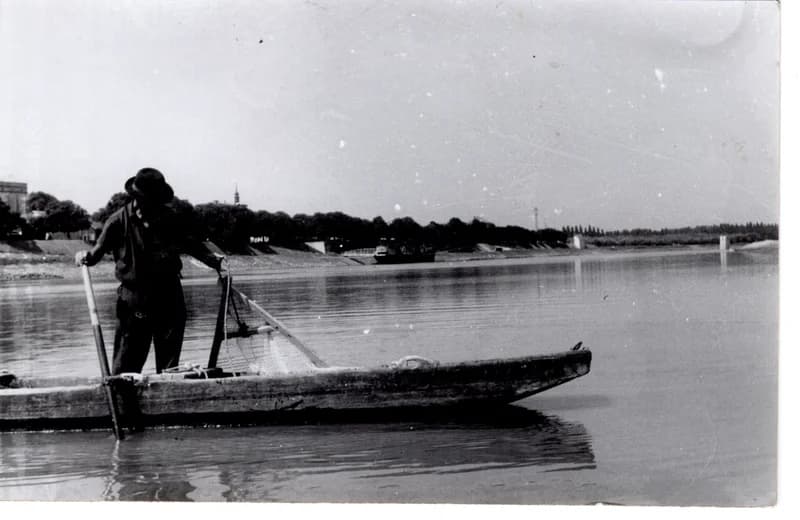 Halász munka közben