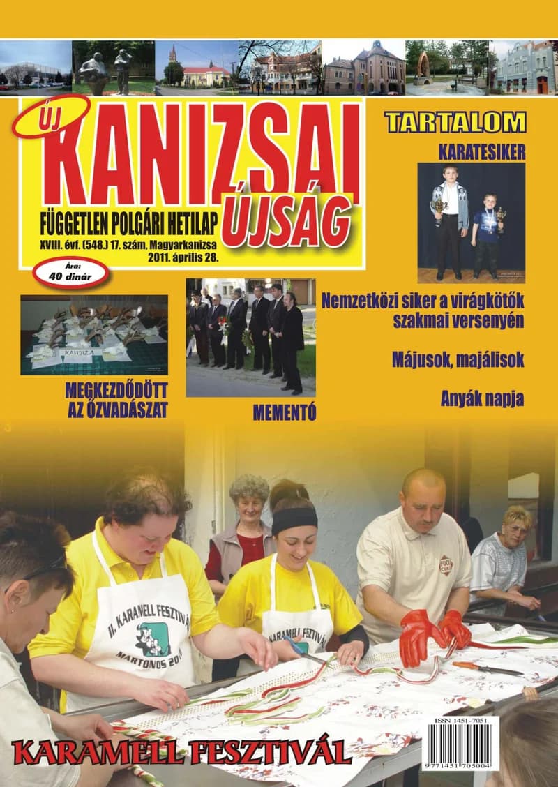 Új Kanizsai Újság, 18. évf. 2011. április 28. 17. sz. 1–24. oldal