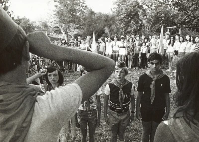 Diákok kiképzésen