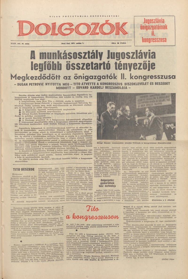 Dolgozók, 25. évf. 1971. május 7. 18. sz.