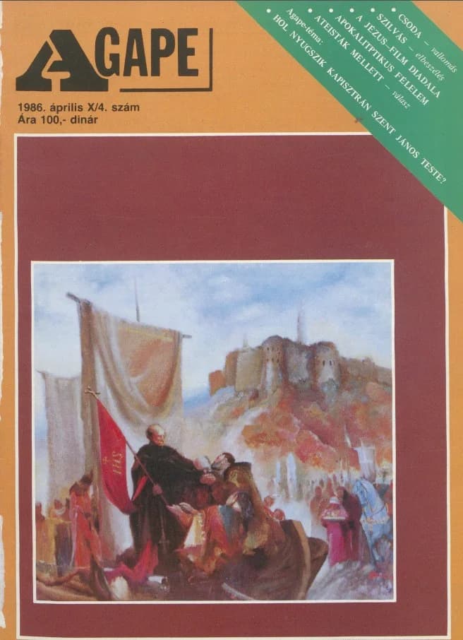 Agape, 10. évf. 1986. április. 4. sz.