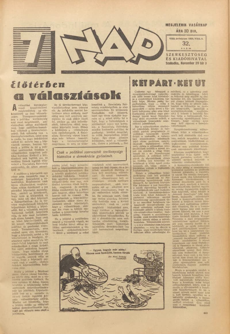 7 Nap, 8. évf. 1953. augusztus 9. 32. sz. 1–16. oldal