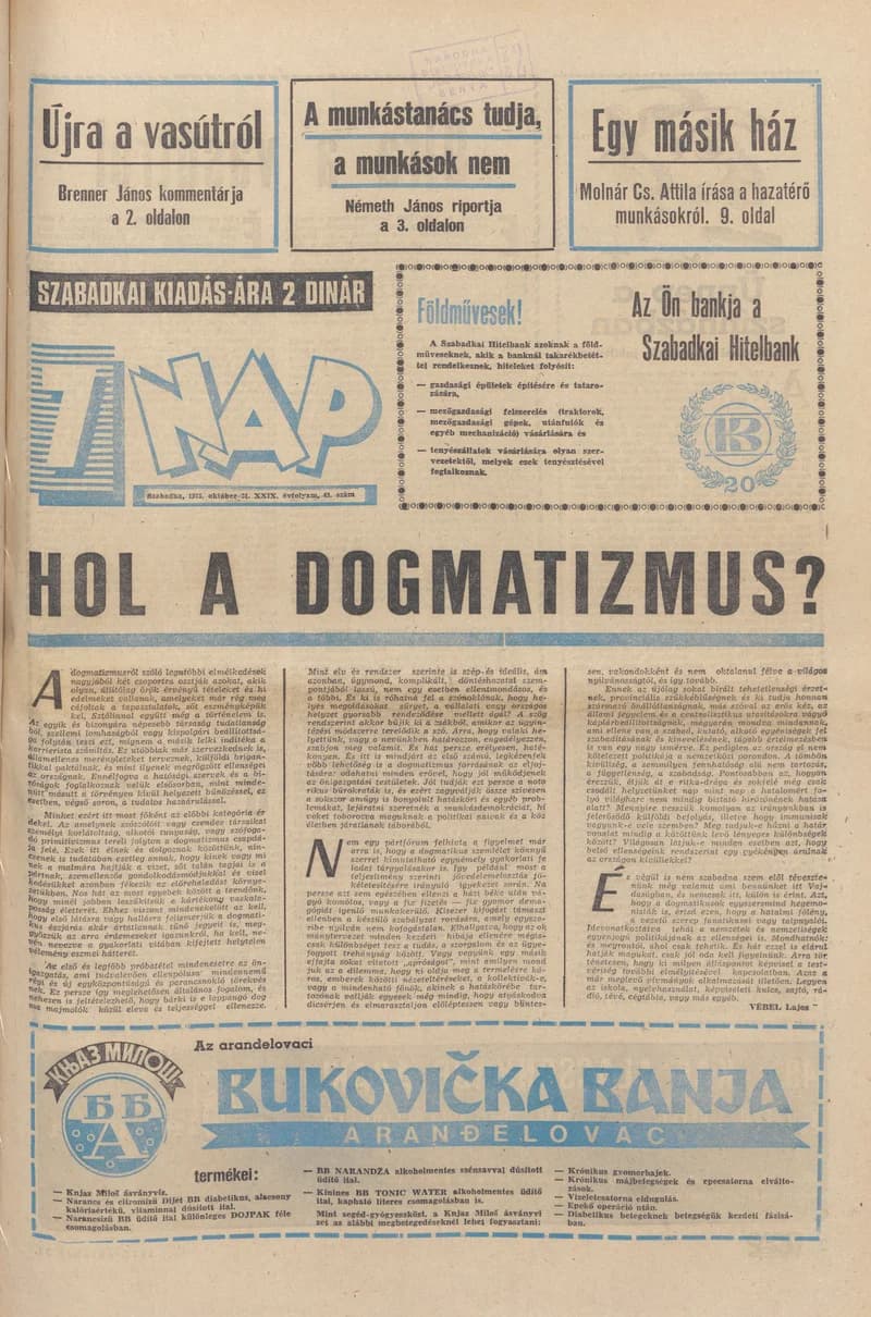 7 Nap, 30. évf. 1975. október 31. 43. sz. 1–28. oldal