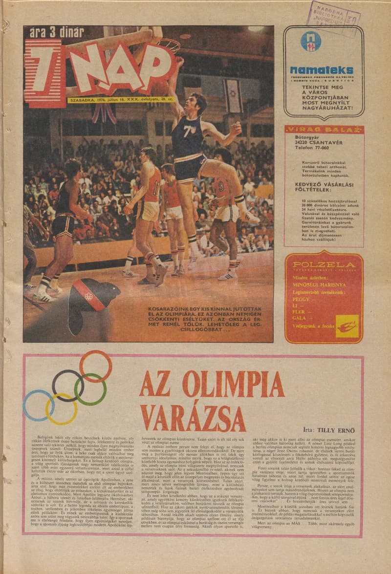 7 Nap, 31. évf. 1976. július 16. 28. sz. 1–24. oldal