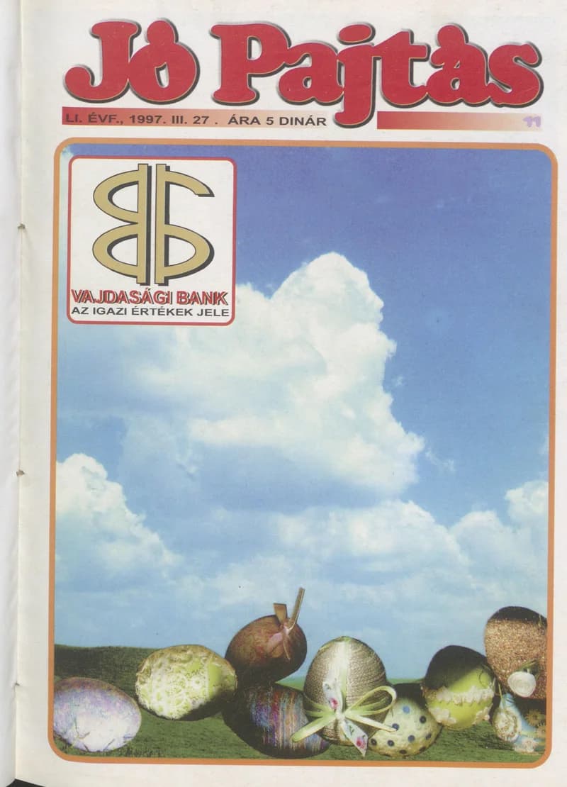 Jó Pajtás, 51. évf. 1997. március 27. 11. sz.