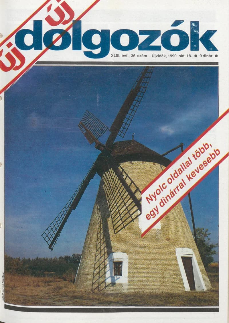 Dolgozók, 44. évf. 1990. október 18. 36. sz.
