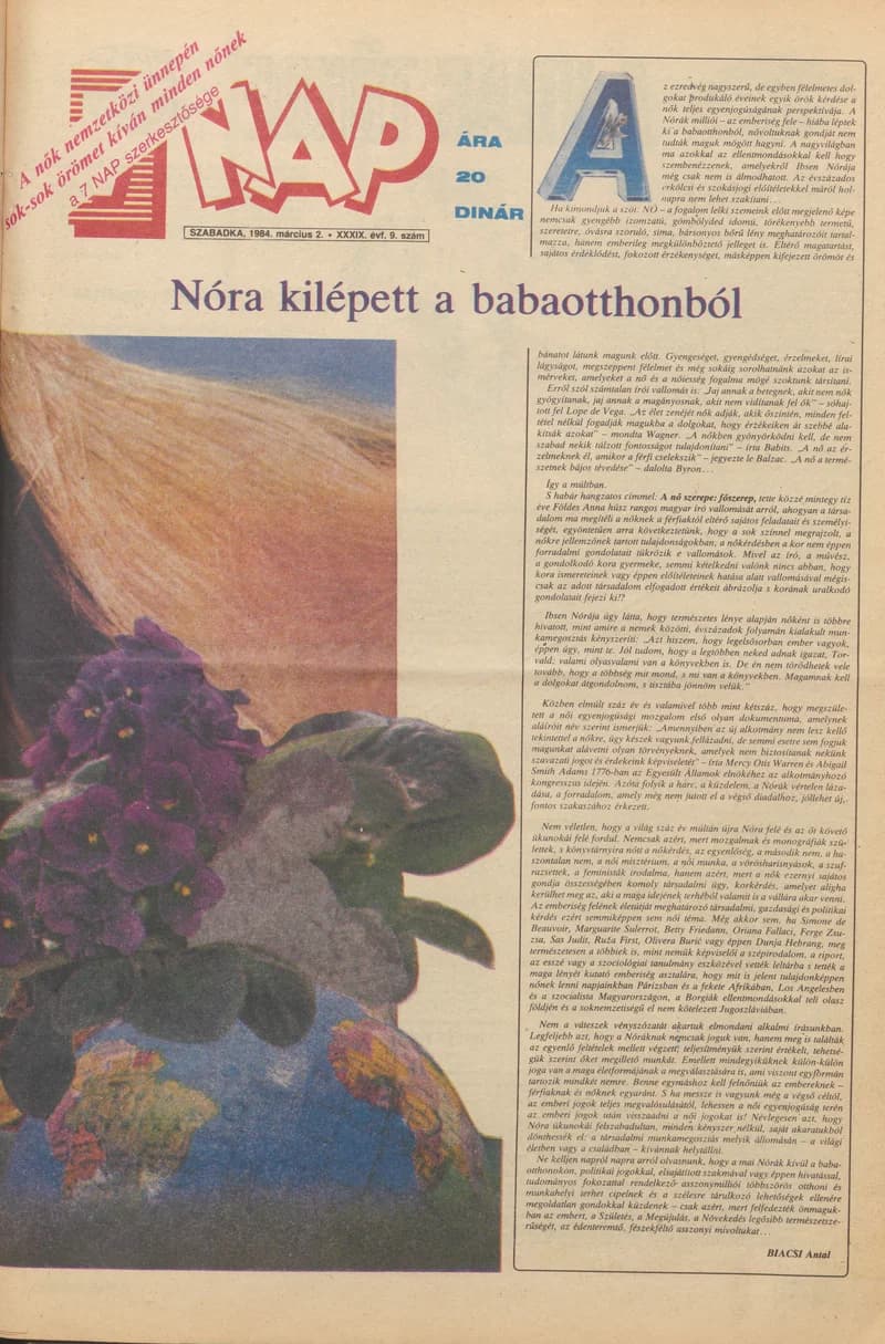 7 Nap, 39. évf. 1984. március 2. 9. sz. 1–12. oldal