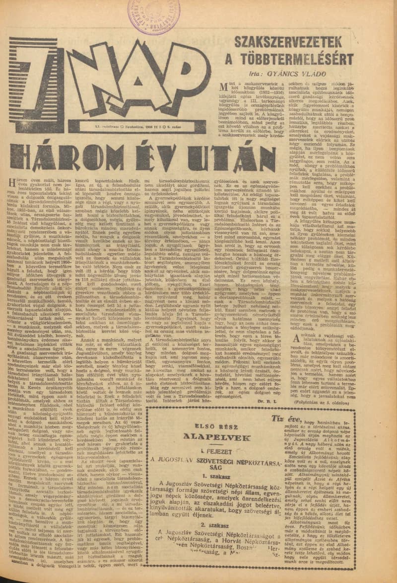 7 Nap, 11. évf. 1956. február 5. 6. sz.
