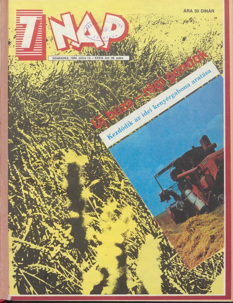 7 Nap, 39. évf. 1984. július 13. 28. sz. 1–68. oldal
