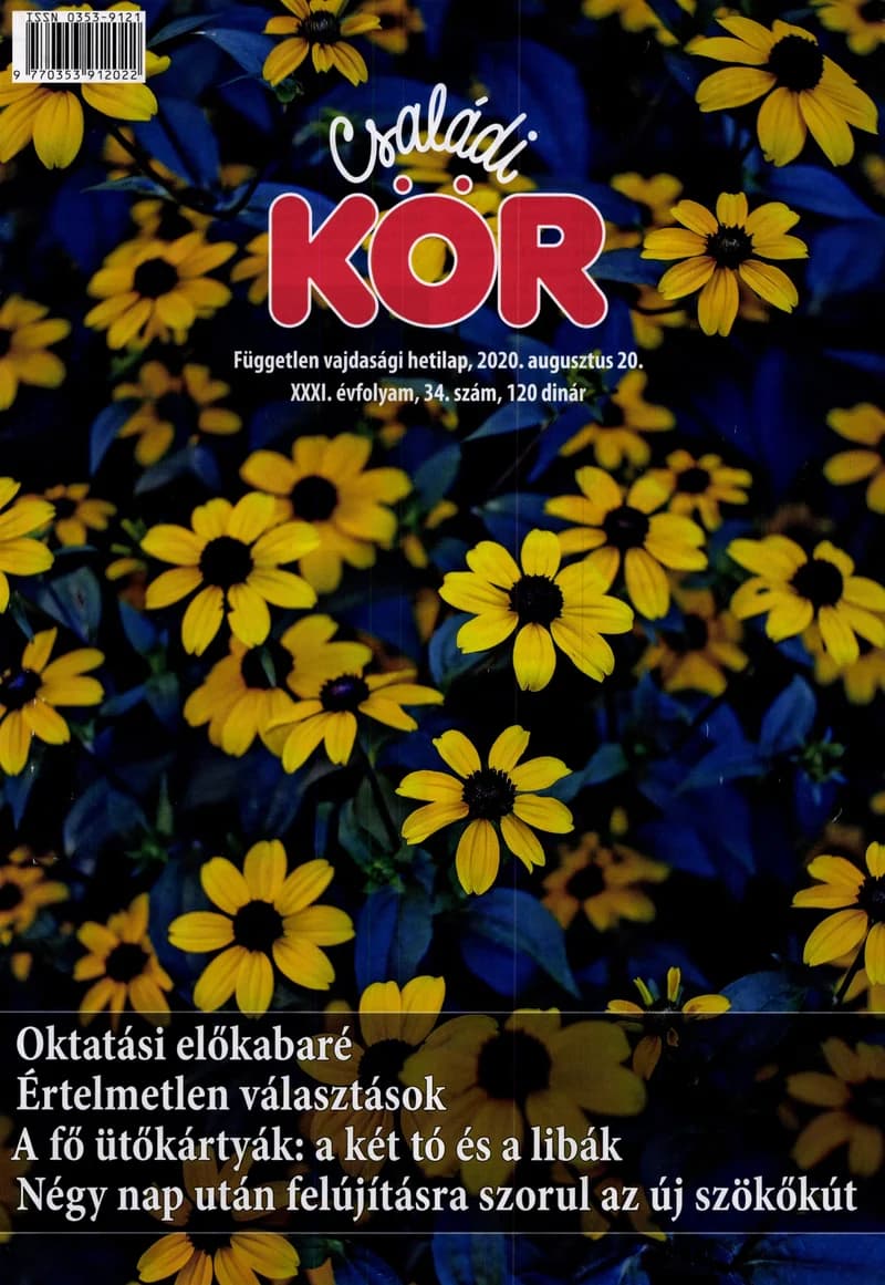Családi Kör, 31. évf. 2020. augusztus 20. 34. sz.